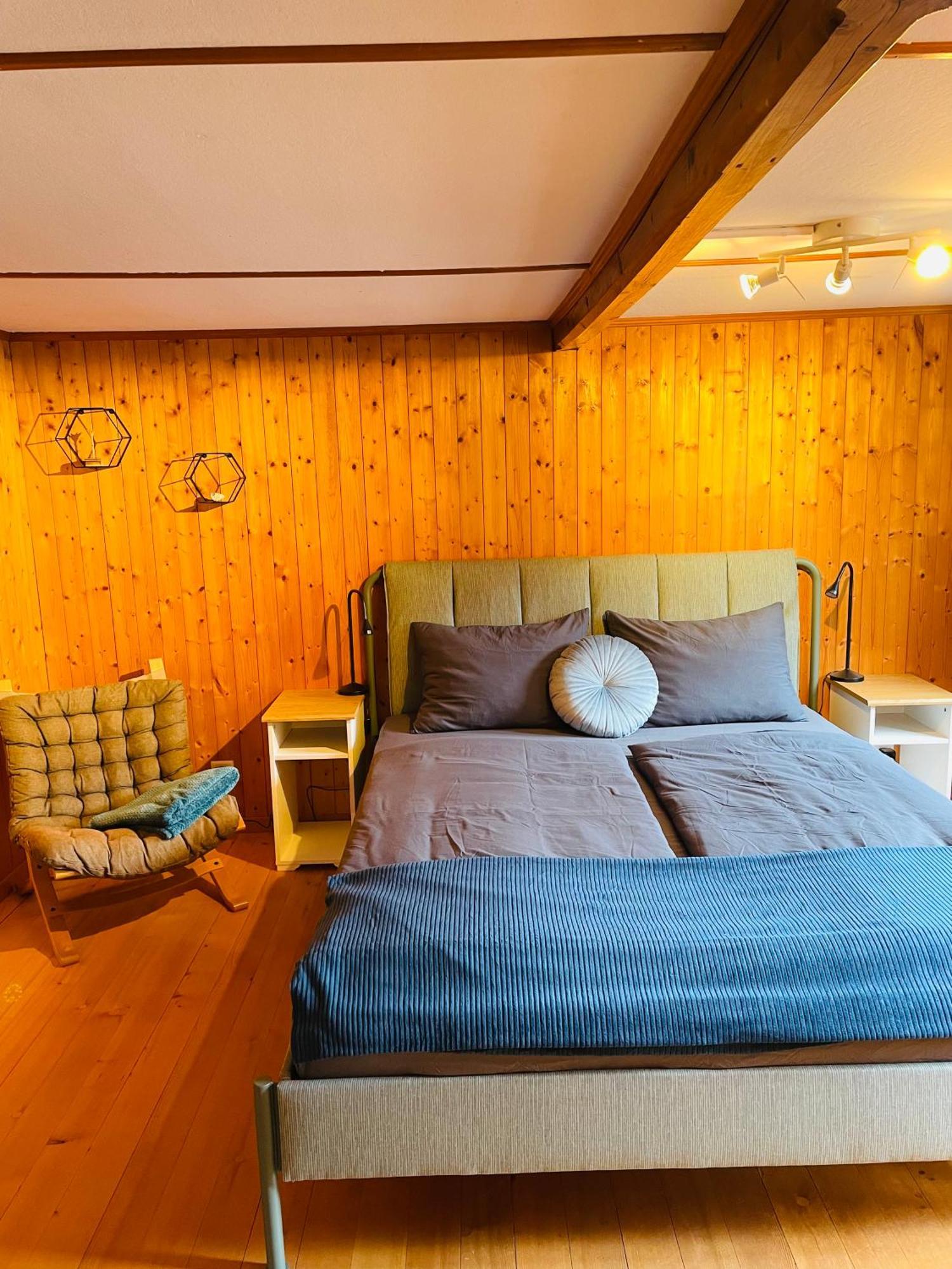 Lovely & Great Equipped Wooden Alp Chalet Flat Kandersteg Exterior photo