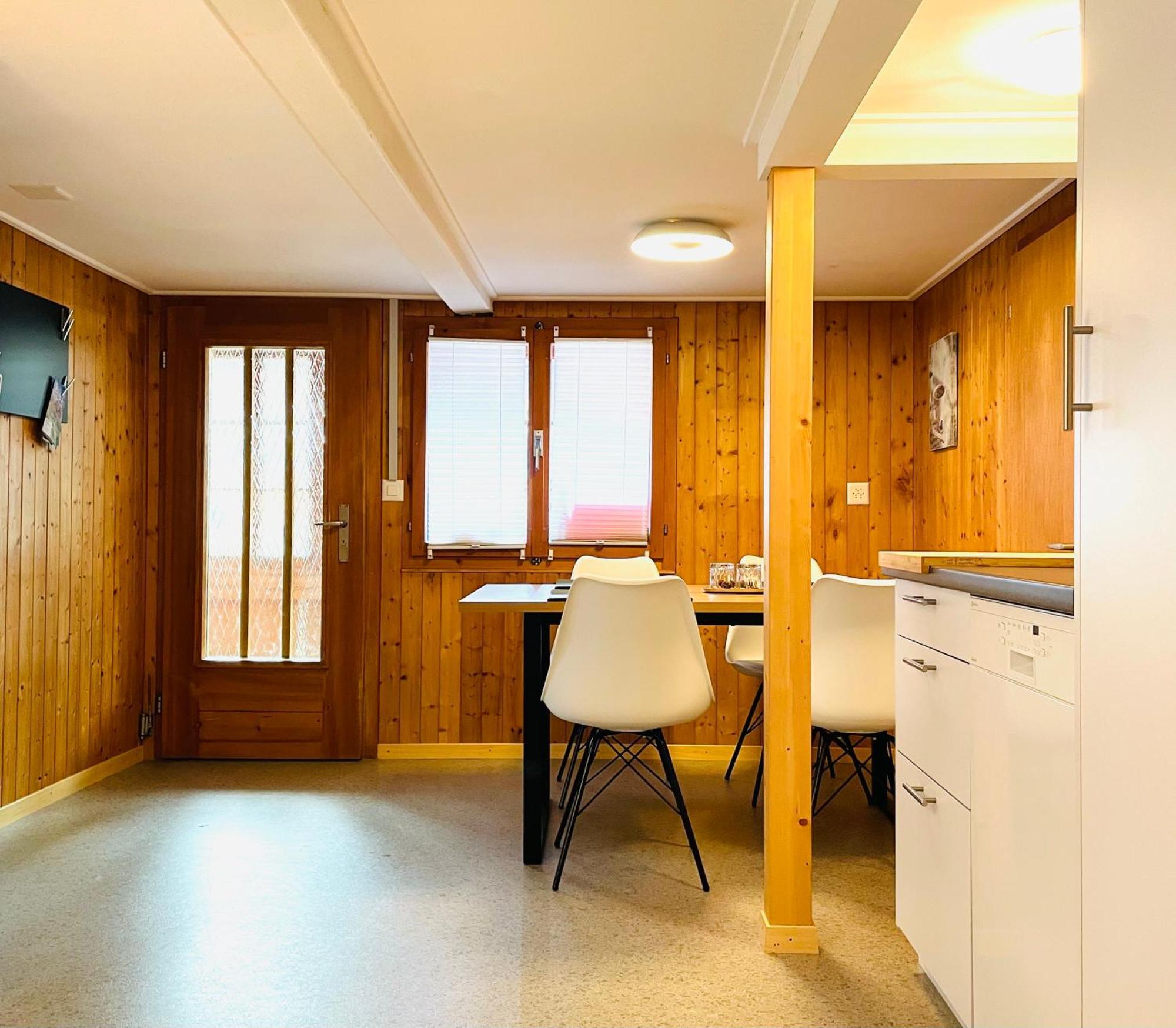Lovely & Great Equipped Wooden Alp Chalet Flat Kandersteg Exterior photo